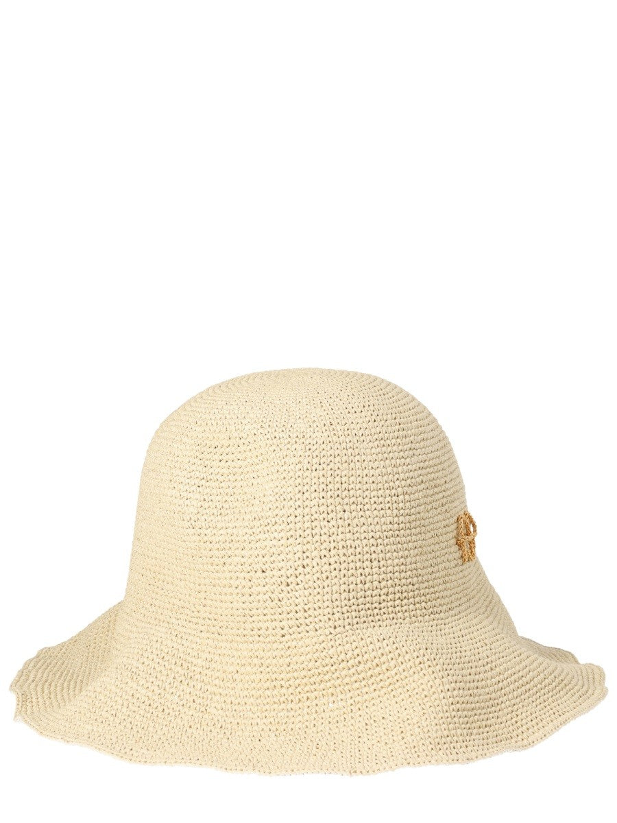 Ruslan Baginskiy Women's Straw Hat Beige