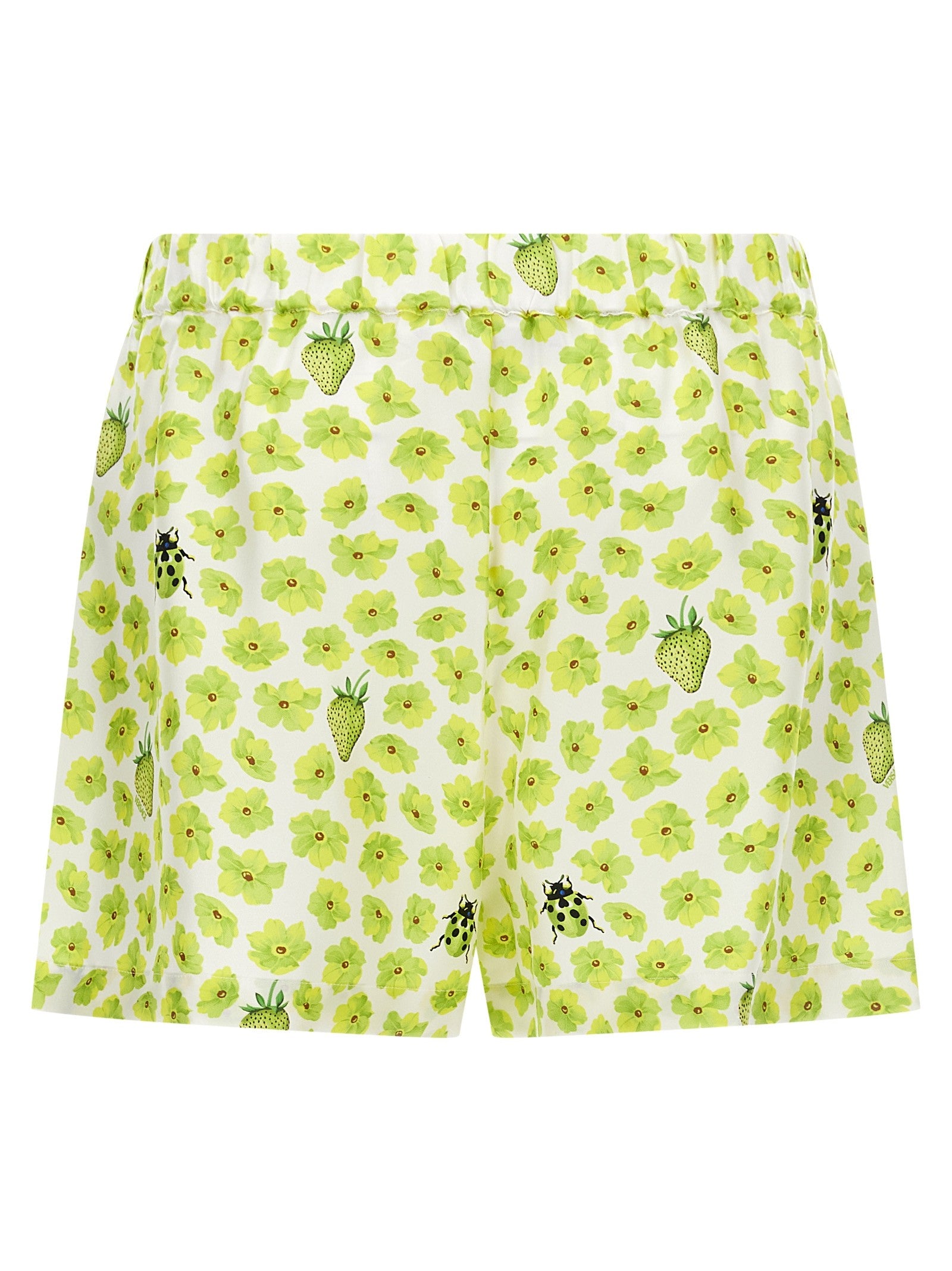 Versace Strawberry Garden Shorts Gold