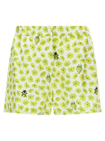 Versace Strawberry Garden Shorts Gold