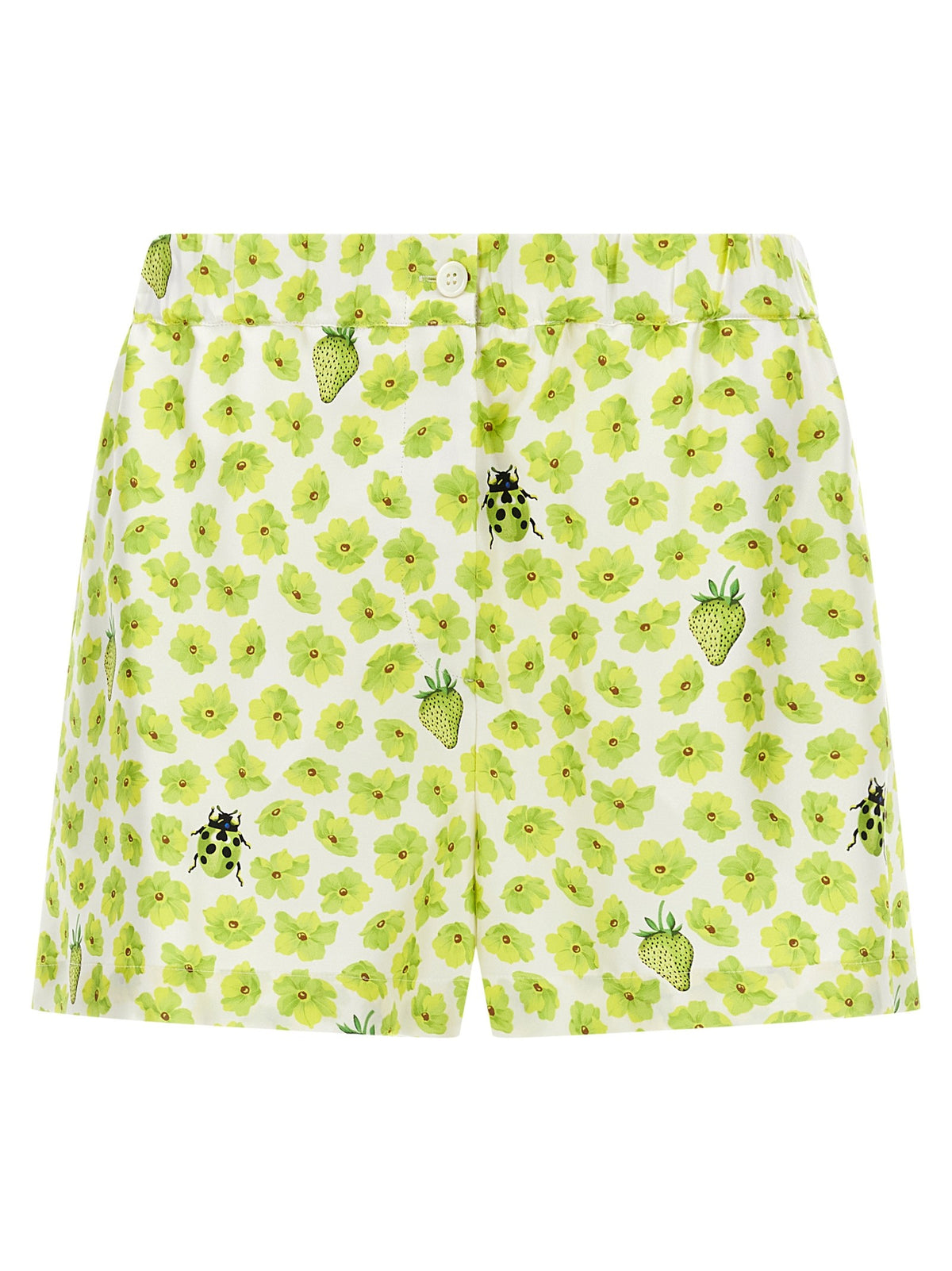 Versace Strawberry Garden Shorts Gold