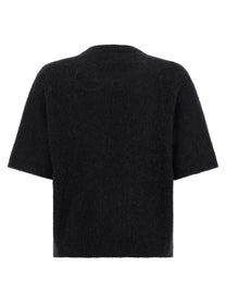 Ganni Strawberry Sweater Black