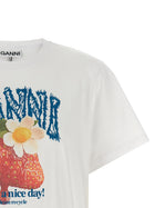 Ganni Strawberry Shirt White, view 3