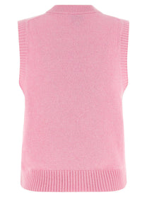 Ganni Strawberry Vest Blue