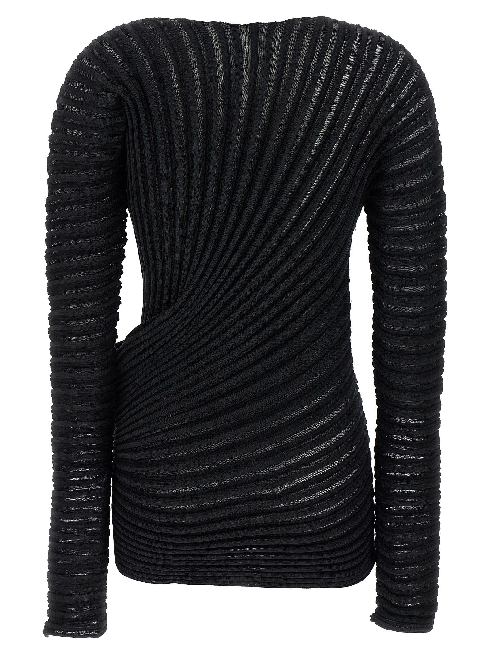 Issey Miyake Stream Top Black