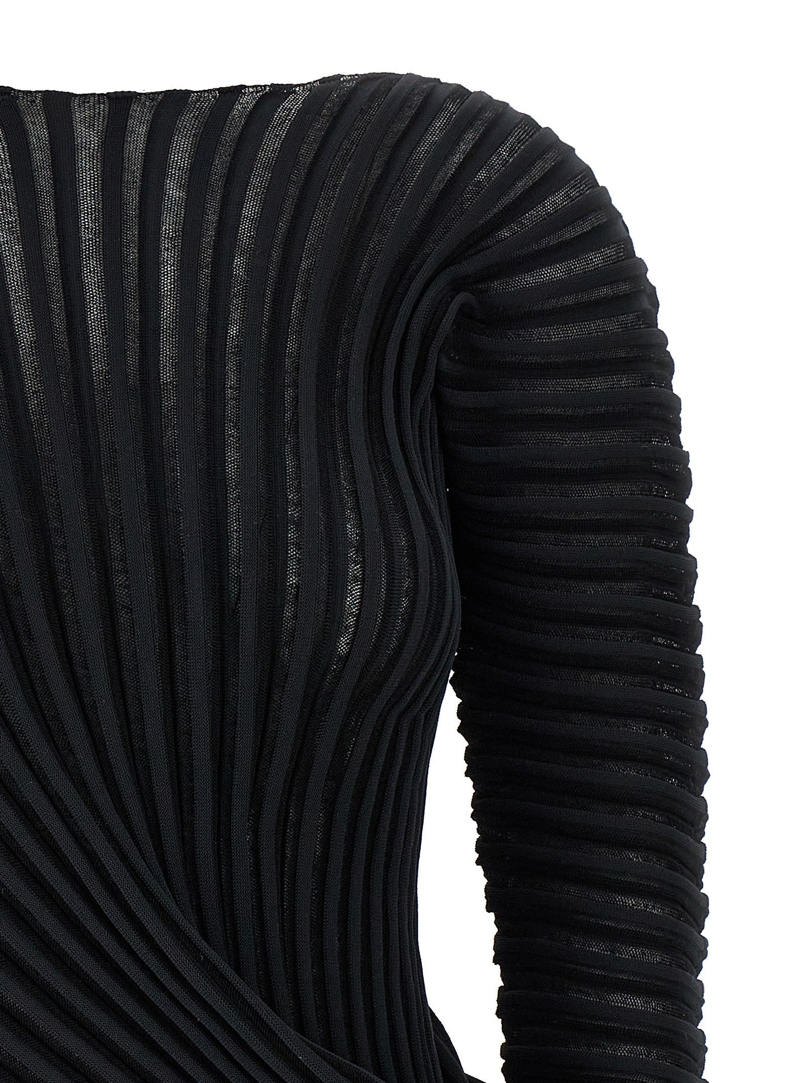Issey Miyake Stream Top Black