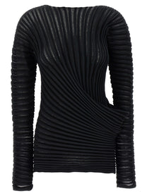 Issey Miyake Stream Top Black