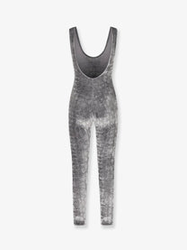 Gucci Women's Stretch Chenille Jumpsuit Grey