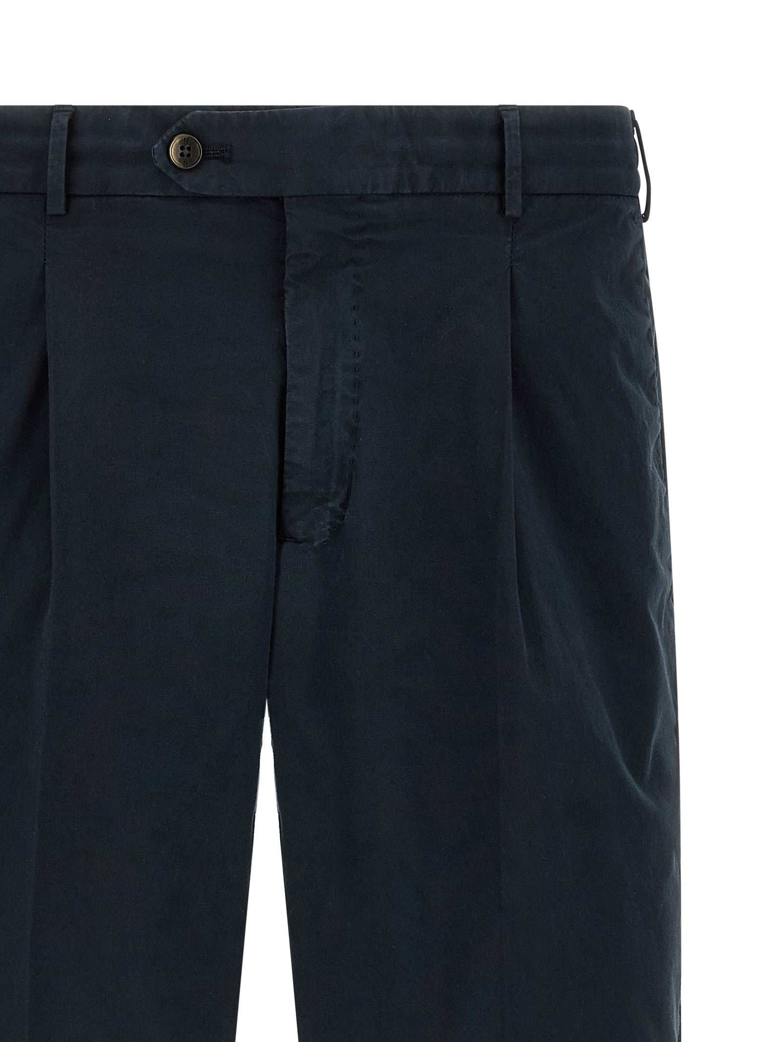 Pt Torino Stretch Cotton Bermuda Shorts Blue