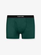 Tom Ford Men's Stretch Cotton Boxer Briefs Green