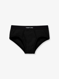 Tom Ford Men's Stretch Cotton Brief Black