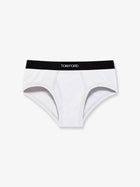 Tom Ford Men's Stretch Cotton Briefs White