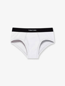 Tom Ford Men's Stretch Cotton Briefs White