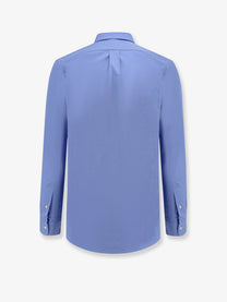 Polo Ralph Lauren Men's Stretch Cotton Shirt Blue