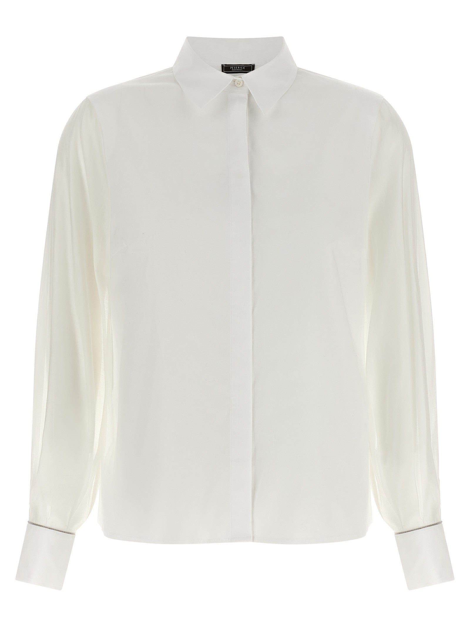 Peserico Stretch Cotton Shirt White