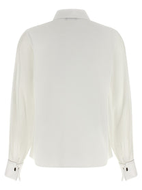 Peserico Stretch Cotton Shirt White