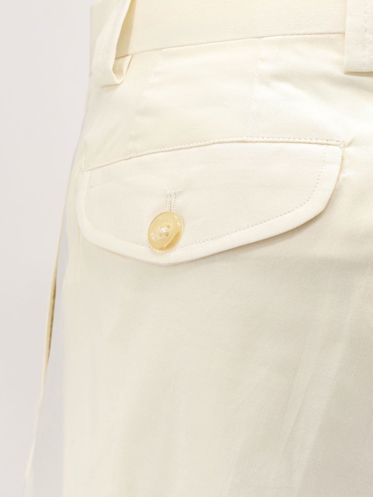 Laneus Men's Stretch Cotton Trousers White