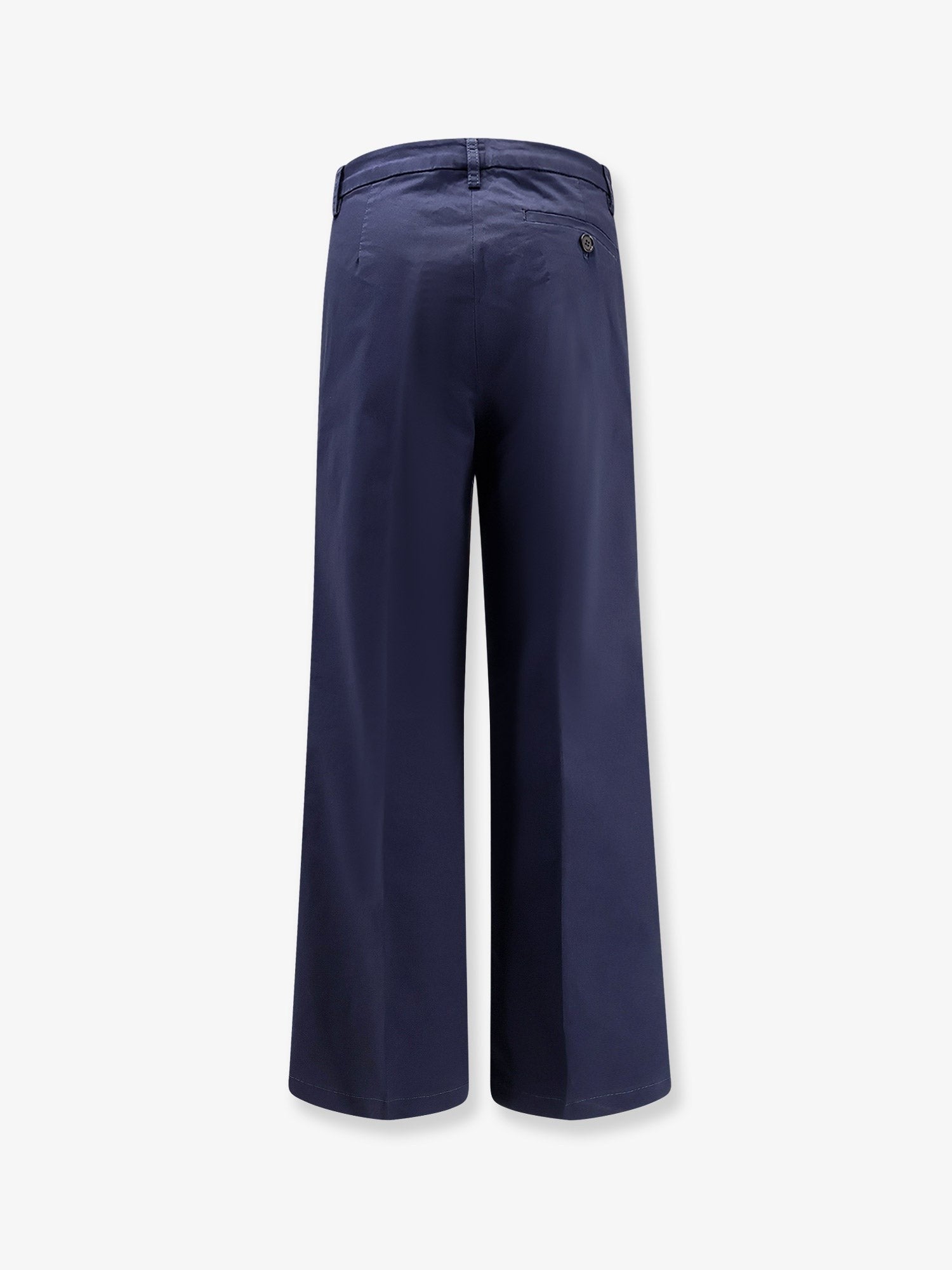 ASPESI Women's Stretch Cotton Trousers Blue