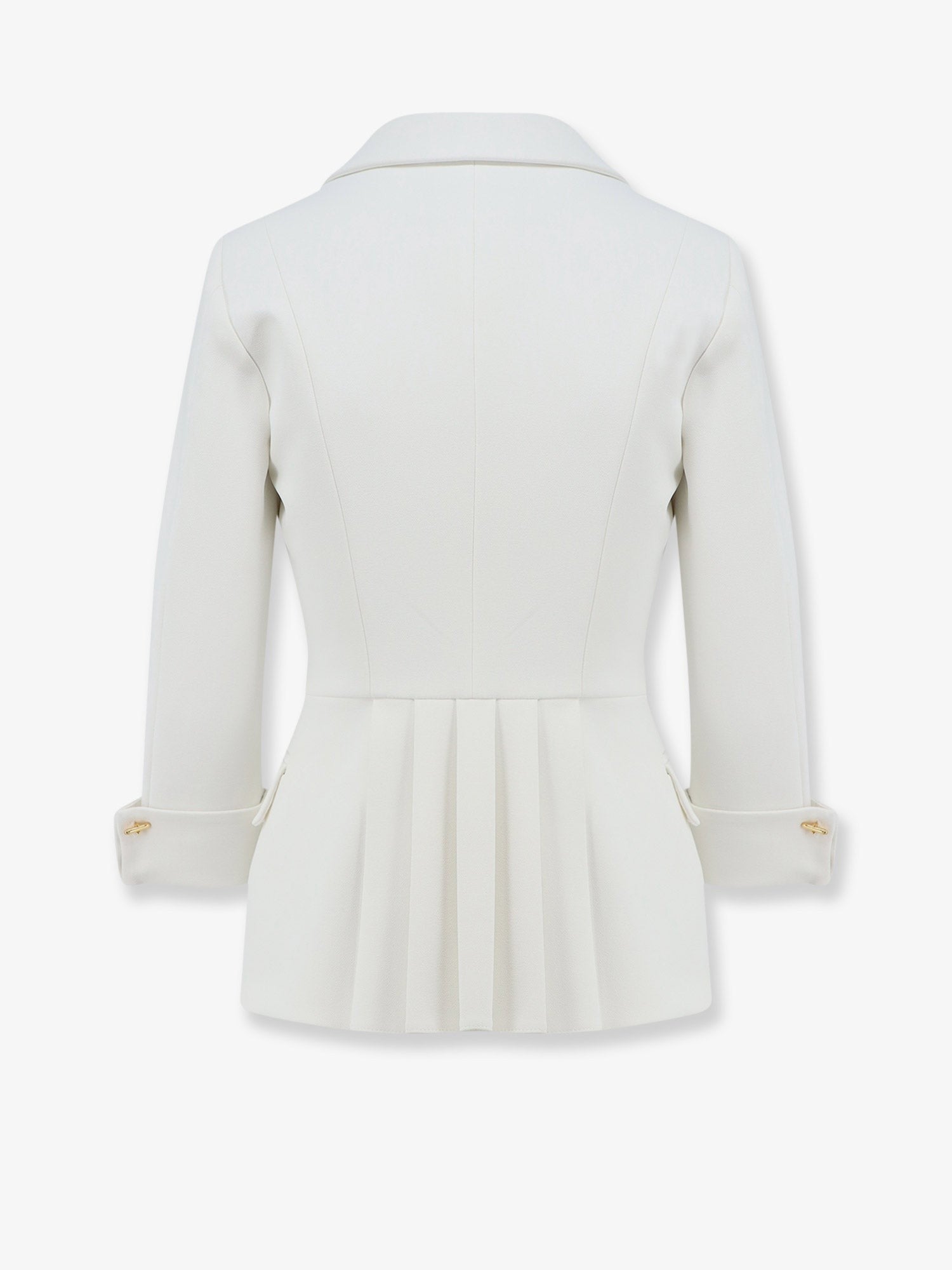 Elisabetta Franchi Women's Stretch Fabric Blazer White