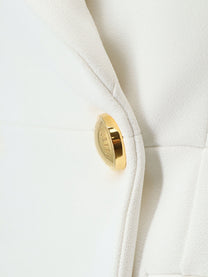 Elisabetta Franchi Women's Stretch Fabric Blazer White