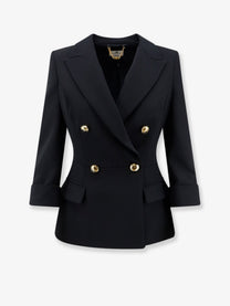 Elisabetta Franchi Women's Stretch Fabric Blazer Black