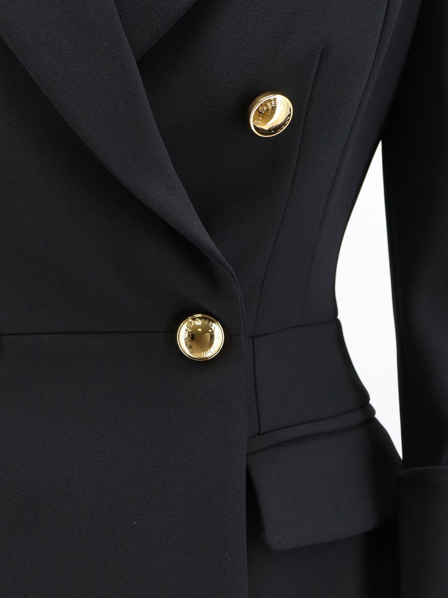 Elisabetta Franchi Women's Stretch Fabric Blazer Black