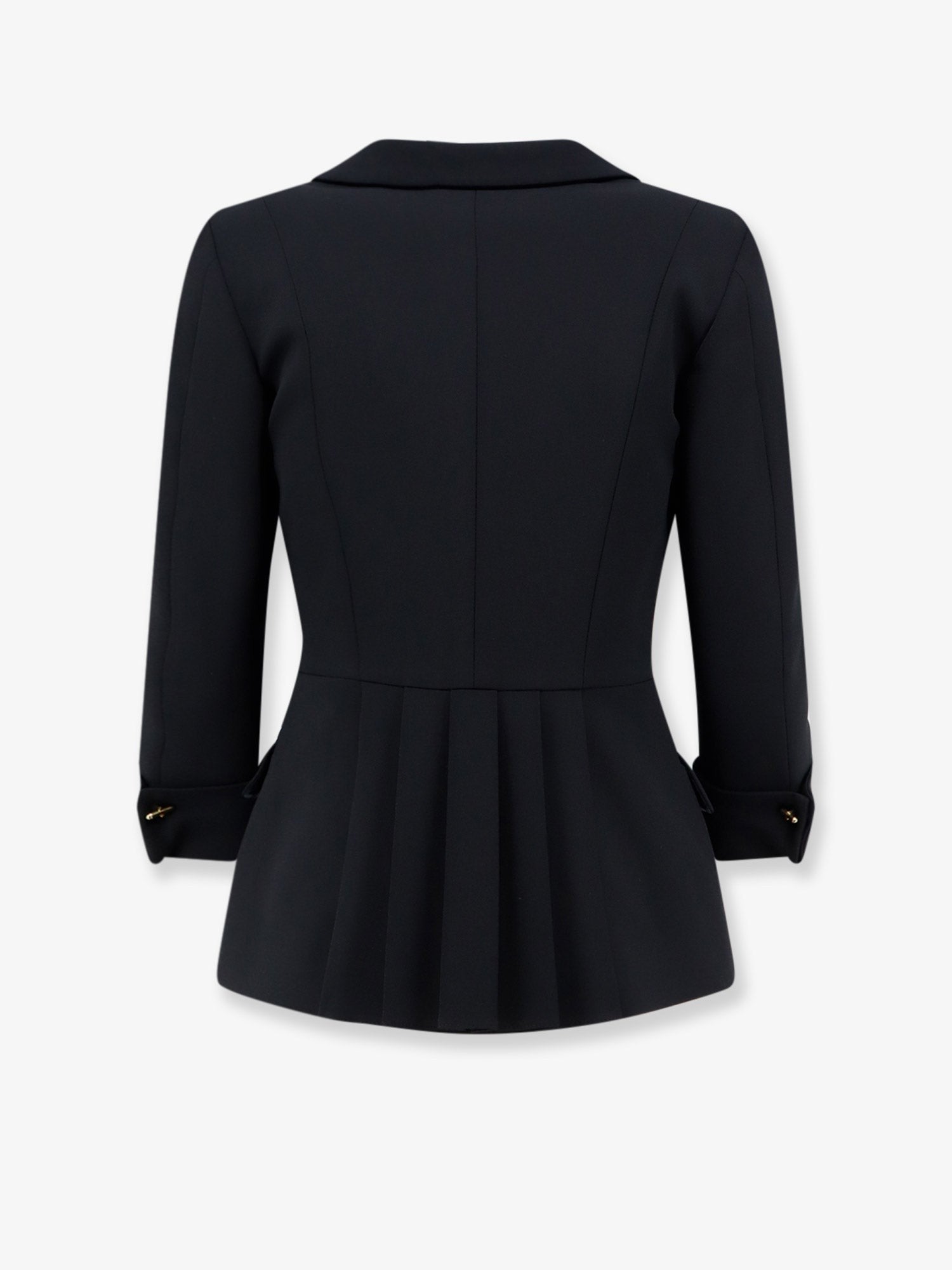 Elisabetta Franchi Women's Stretch Fabric Blazer Black