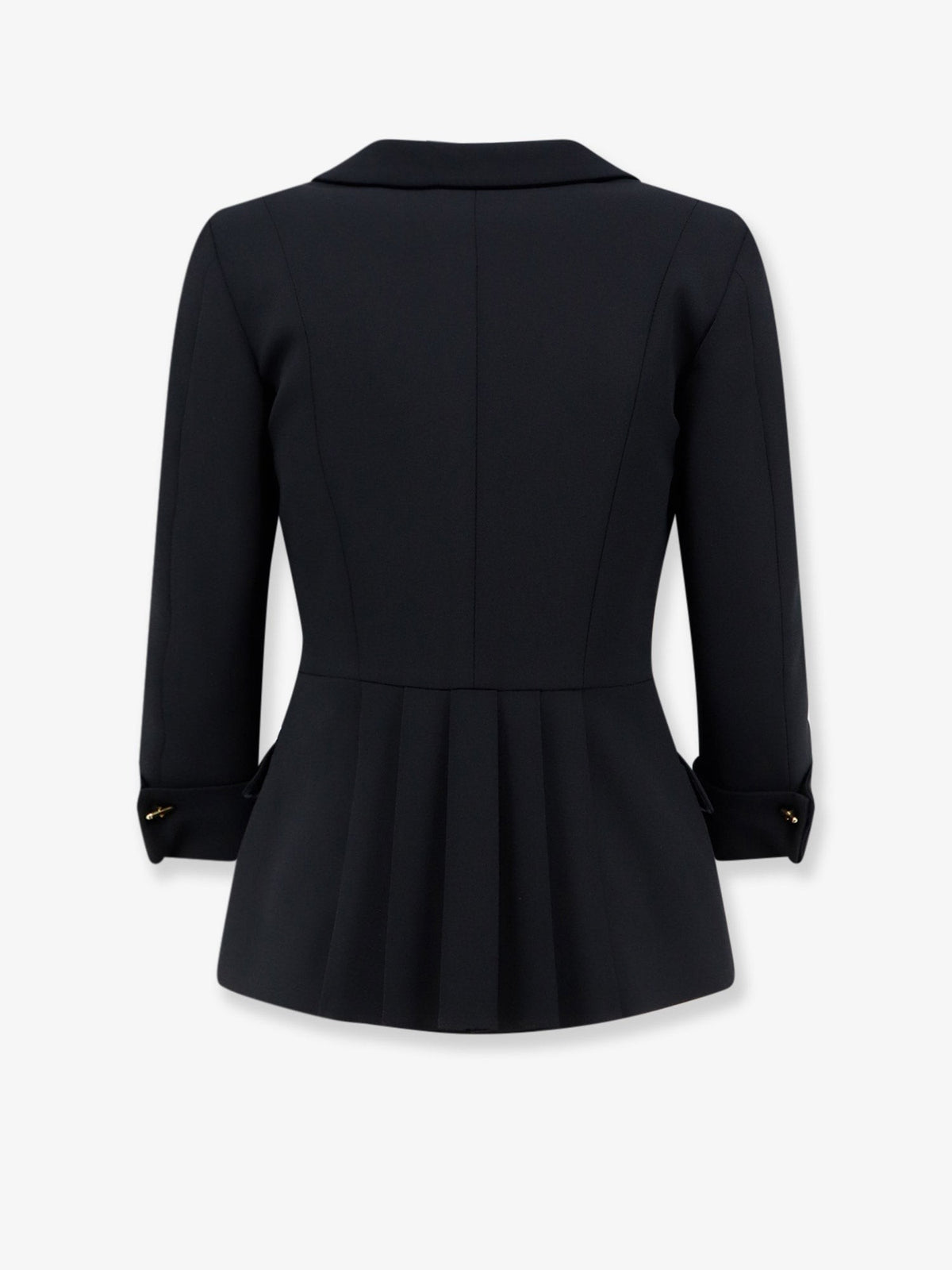 Elisabetta Franchi Women's Stretch Fabric Blazer Black, view 2