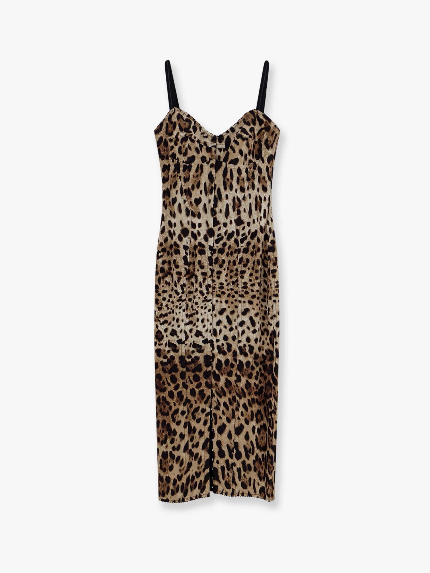 Dolce &amp; Gabbana Women's Stretch Fabric Long Dress Pattern