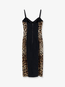 Dolce &amp; Gabbana Women's Stretch Fabric Long Dress Pattern