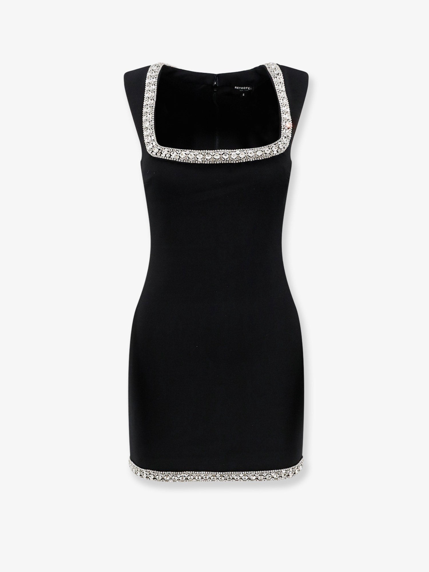 Retrofete Women's Stretch Fabric Mini Dress Black
