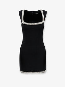 Retrofete Women's Stretch Fabric Mini Dress Black