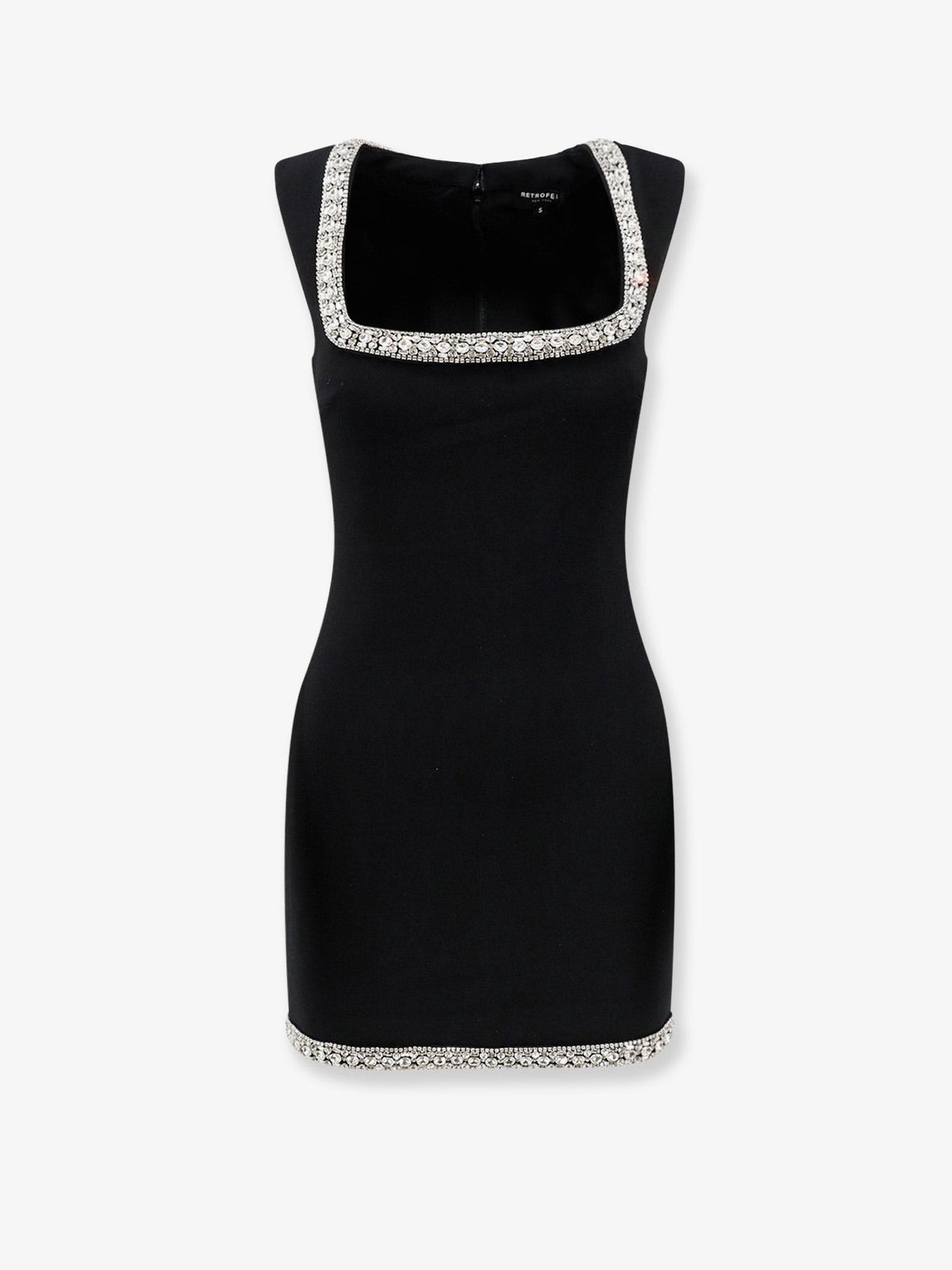 Retrofete Women's Stretch Fabric Mini Dress Black