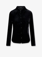 Gucci Men's Stretch GG Dévoré Velvet Shirt Black