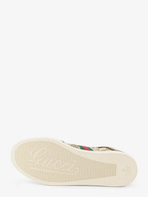 Gucci Women's Stretch GG Fabric Sneakers Beige