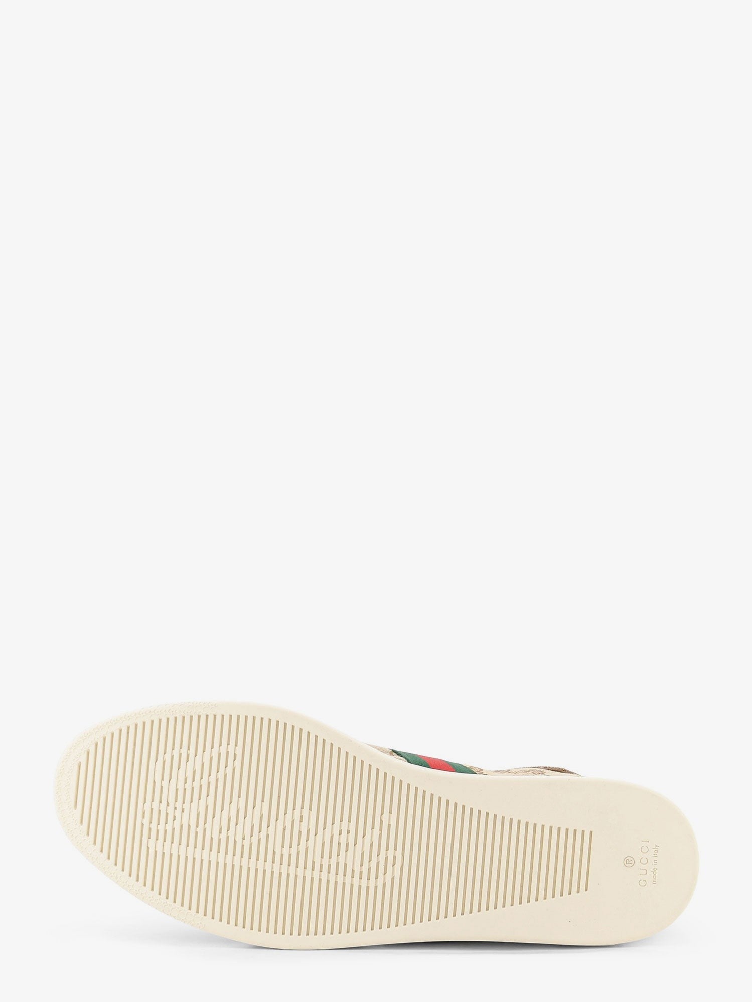 Gucci Men's Stretch GG Fabric Sneakers Beige