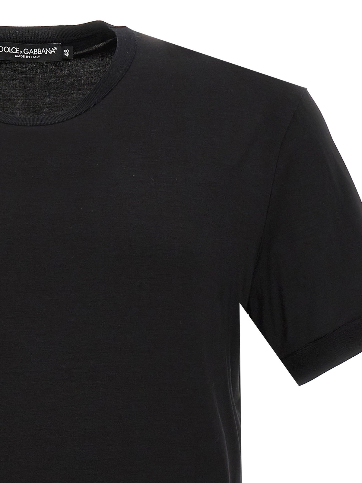 Dolce&amp;Gabbana Stretch Jersey Shirt Black, view 3