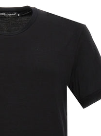 Dolce&amp;Gabbana Stretch Jersey Shirt Black, view 3