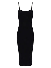 Michael Kors Women's Stretch Knit Dress Black