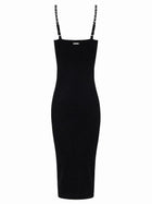 Michael Kors Women's Stretch Knit Dress Black, view 2