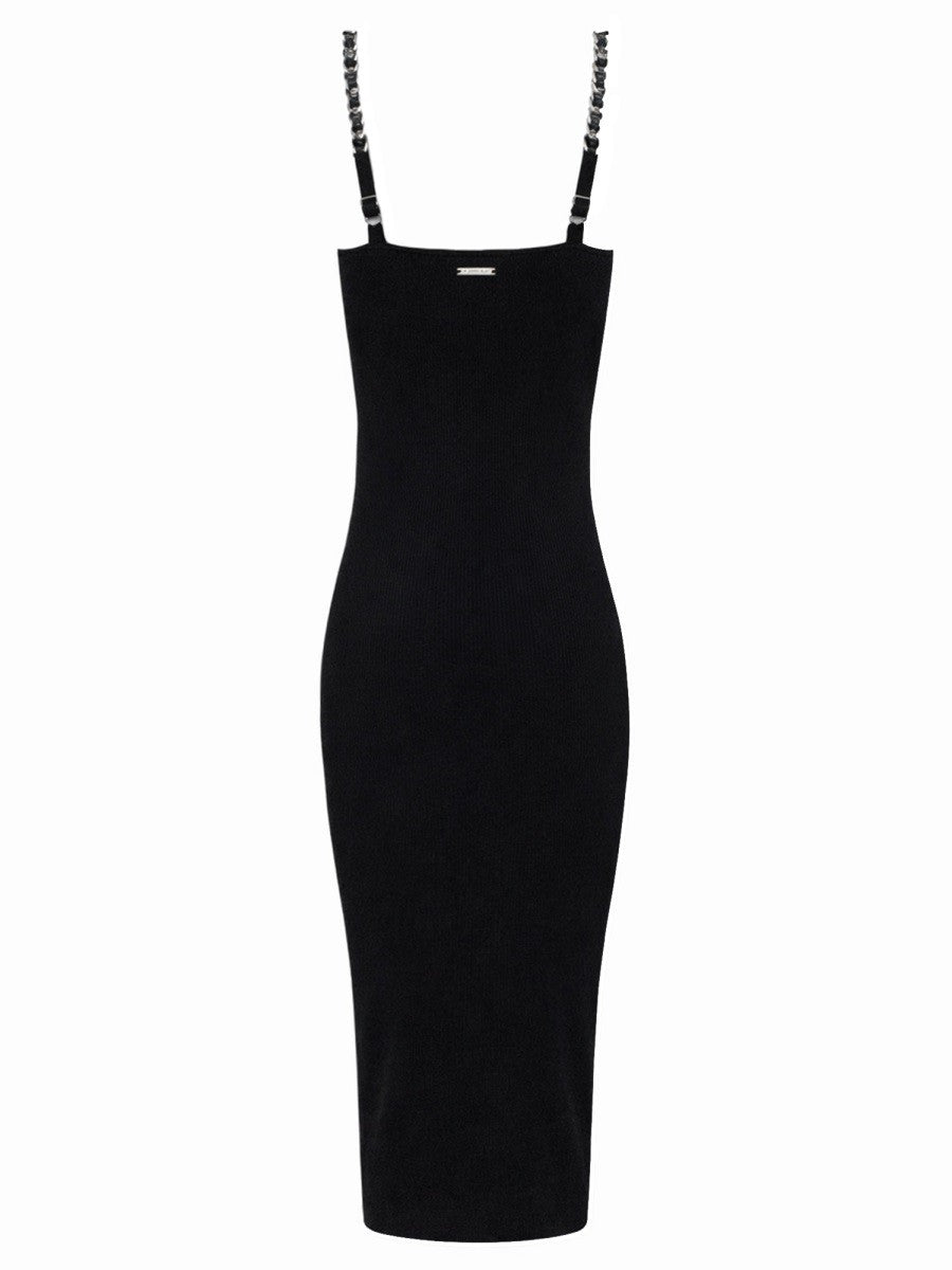 Michael Kors Women's Stretch Knit Dress Black