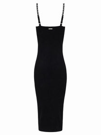 Michael Kors Women's Stretch Knit Dress Black