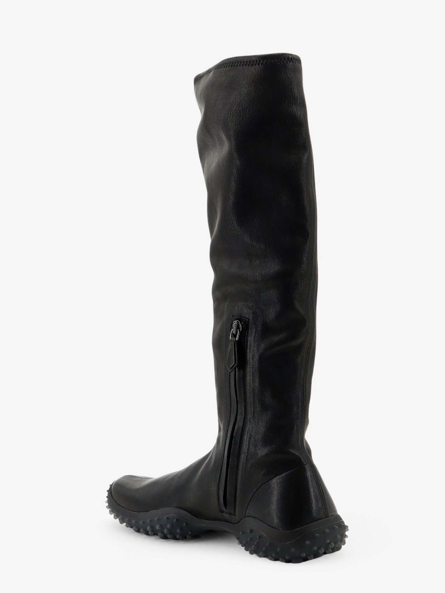 Miu Miu Women's Stretch Leather Boots Black