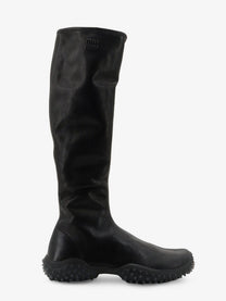 Miu Miu Women's Stretch Leather Boots Black