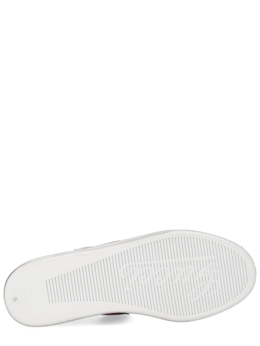Gucci Women's Stretch Leather Effect Sneaker White