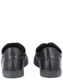 Gucci Men's Stretch Leather Effect Sneaker Black
