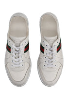 Gucci Women's Stretch Leather Effect Sneaker White, view 5