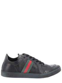 Gucci Men's Stretch Leather Effect Sneaker Black