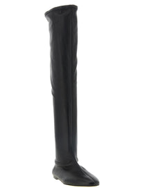 Toteme Stretch Nappa Boots Black, view 2