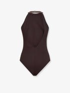 Brunello Cucinelli Women's Stretch One Piece Swimsuit White