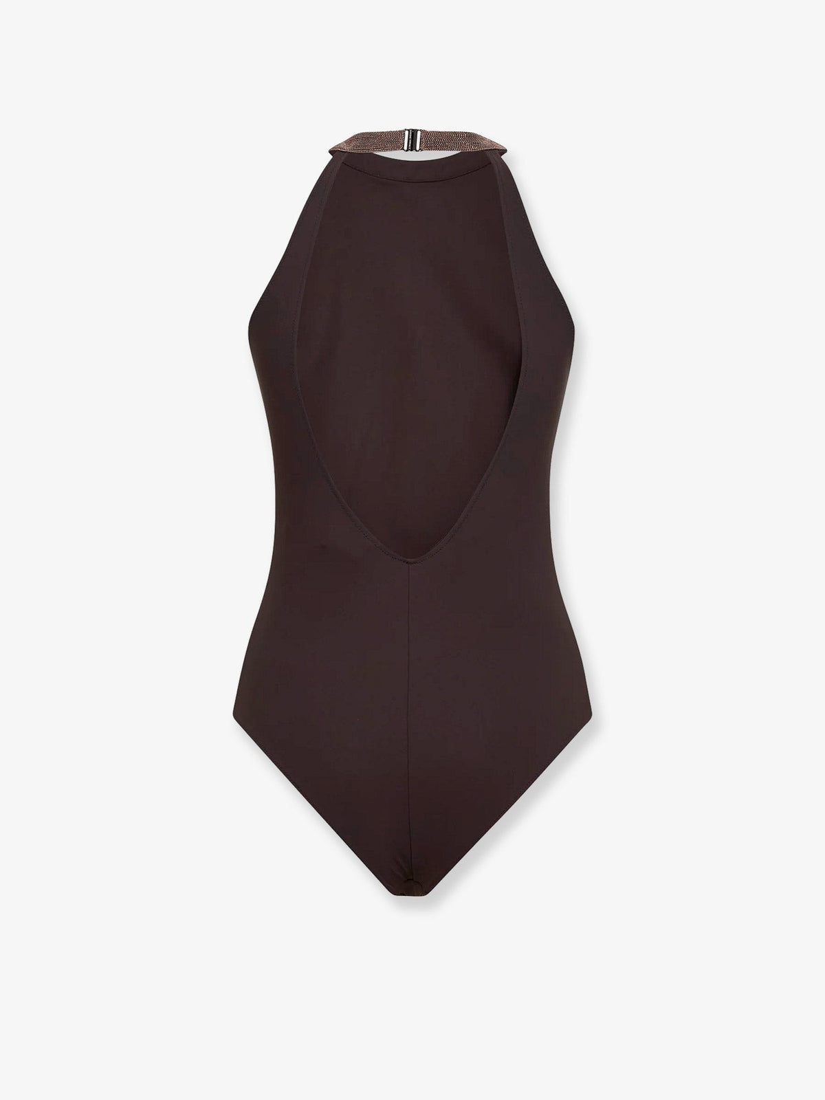 Brunello Cucinelli Women's Stretch One Piece Swimsuit White